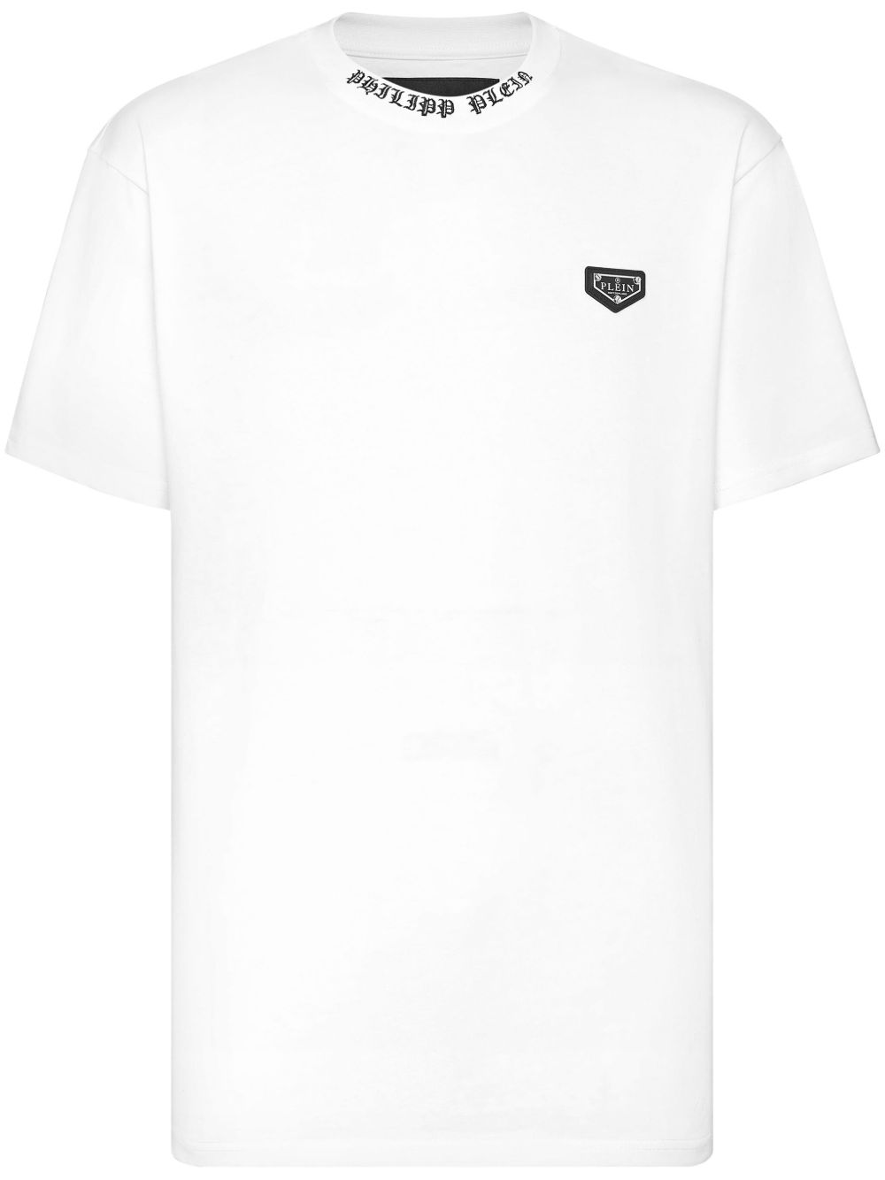 Philipp Plein logo标牌T恤 - 白色