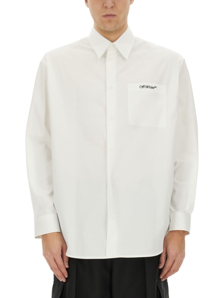 Off-White Shirt With Logo
