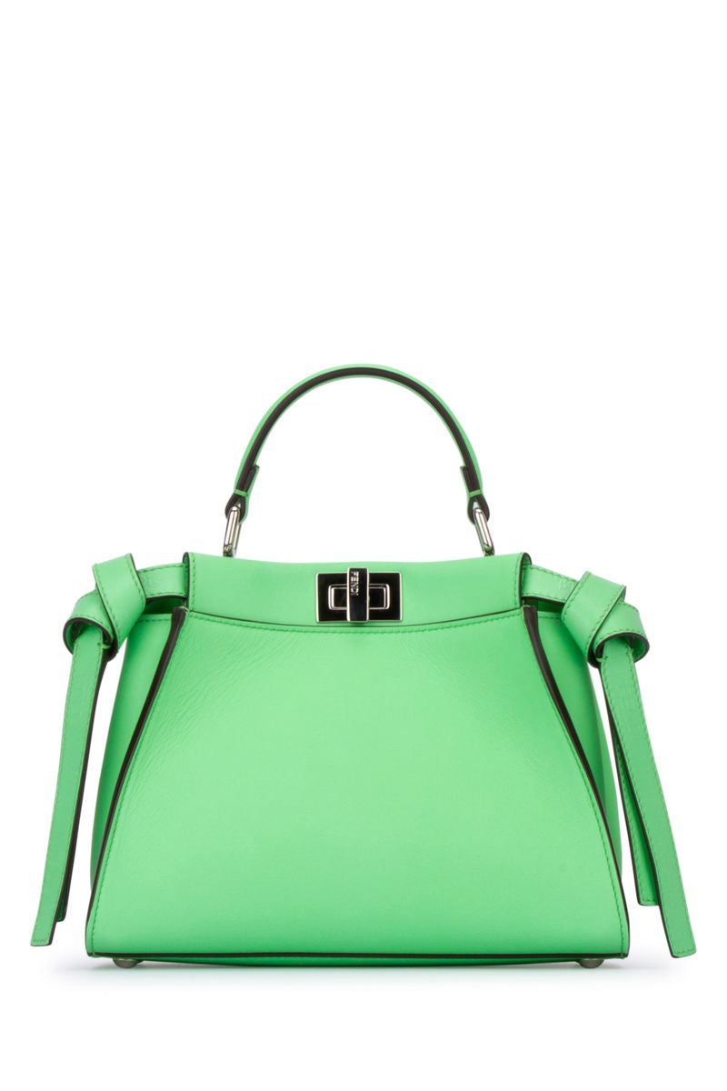 Fendi Peekaboo Mini Leather Handbag