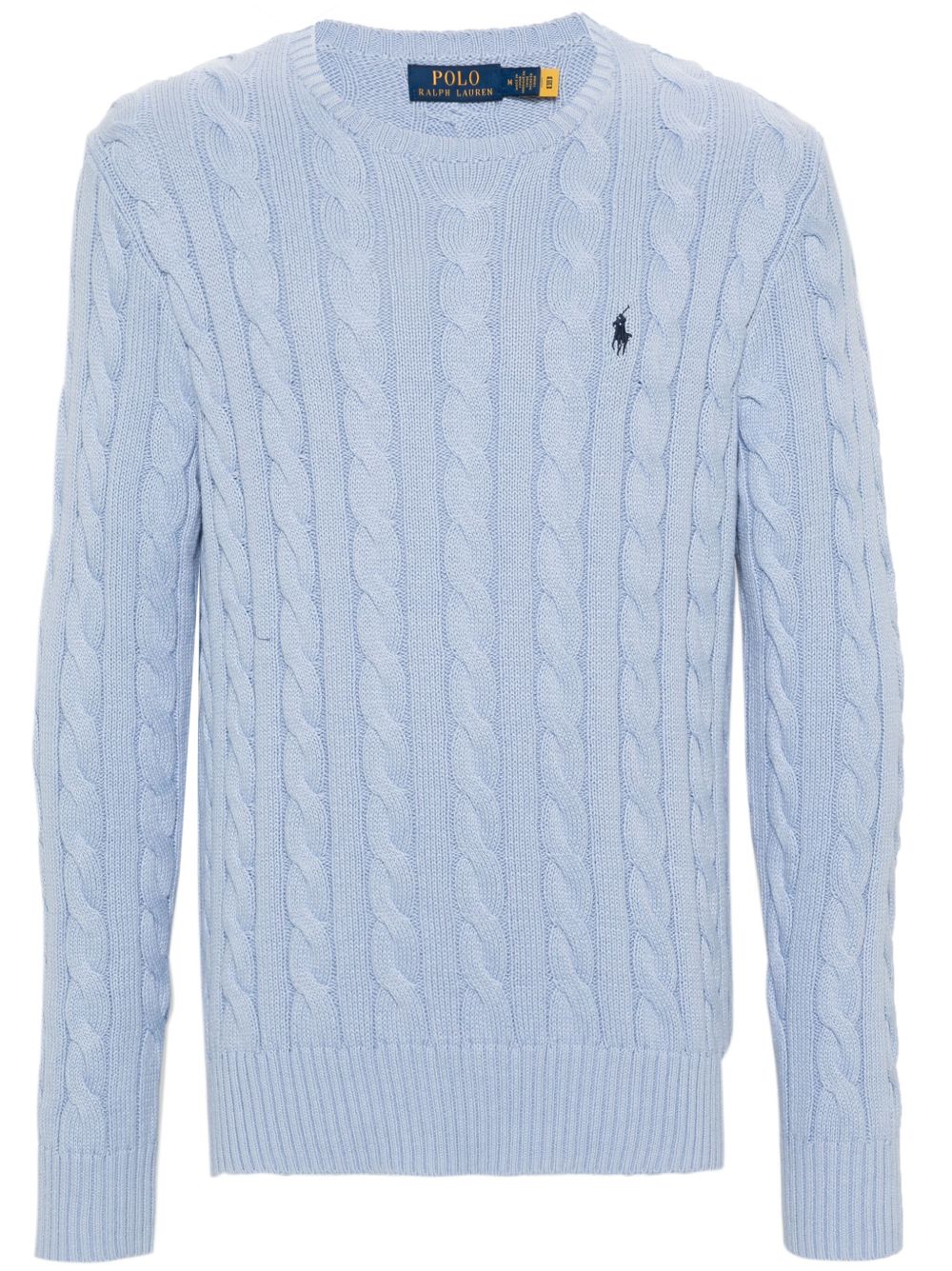 Polo Ralph Lauren Polo Pony 图案棉毛衣 - 蓝色