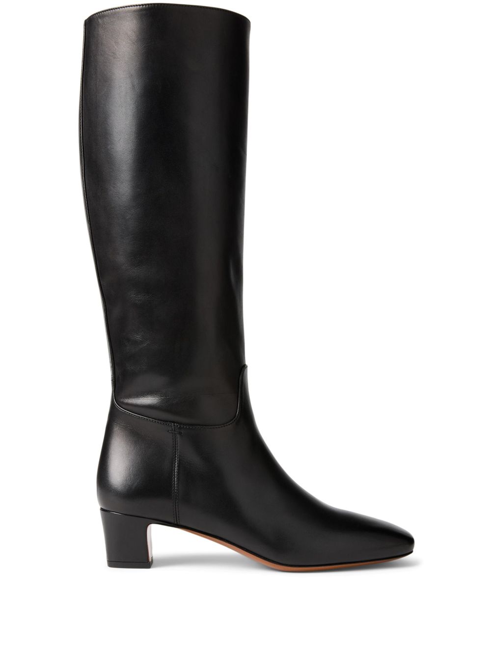 Ralph Lauren Collection Whitney 低跟靴（4.5厘米） - 黑色