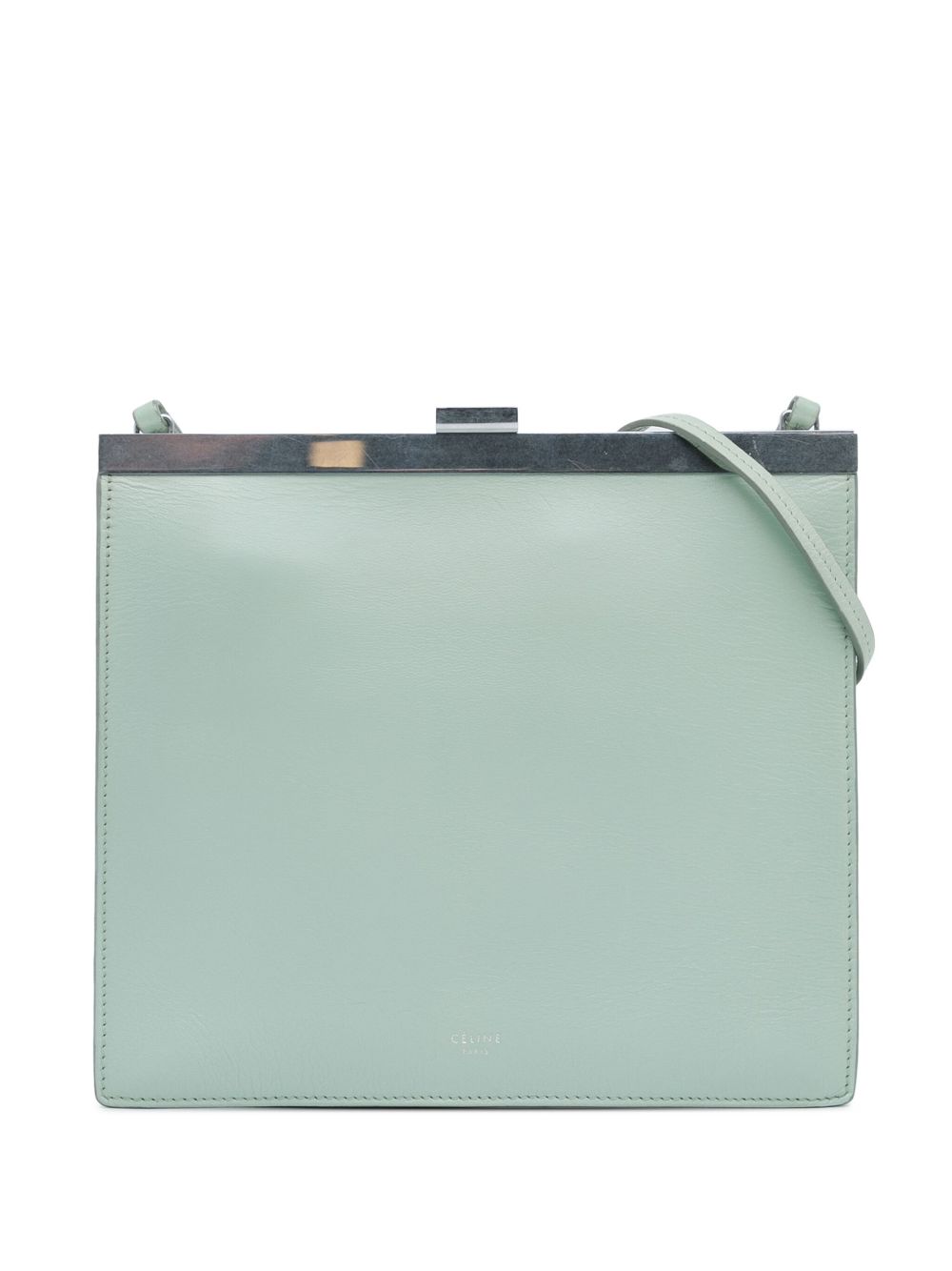 Céline Pre-Owned Mini Clasp 斜挎包（2017年典藏款） - 绿色