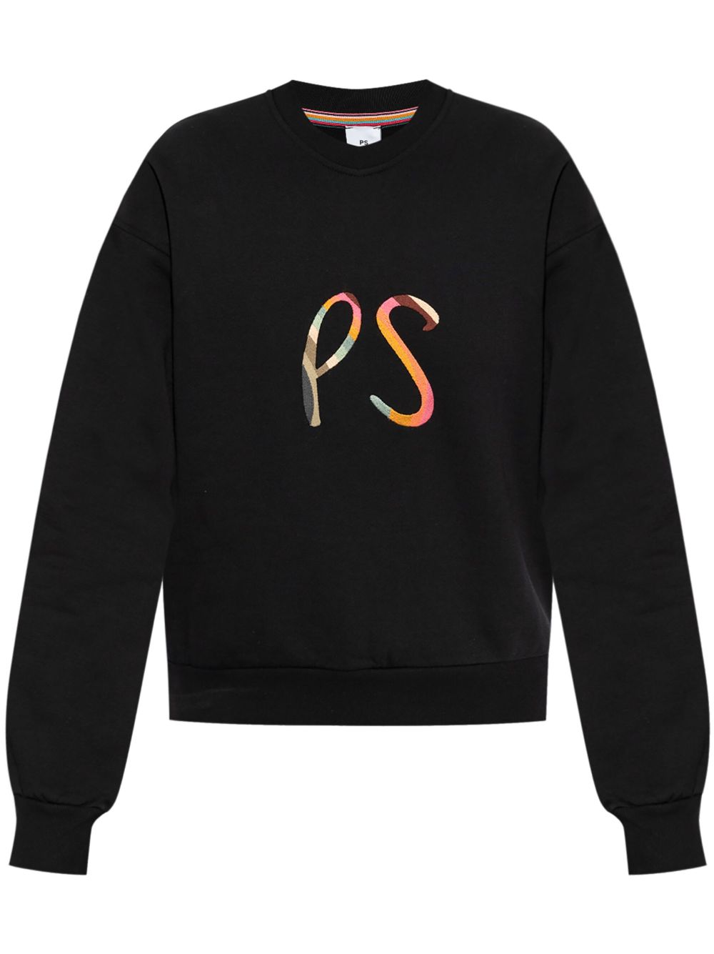 PS Paul Smith Spray Swirl 棉卫衣 - 黑色