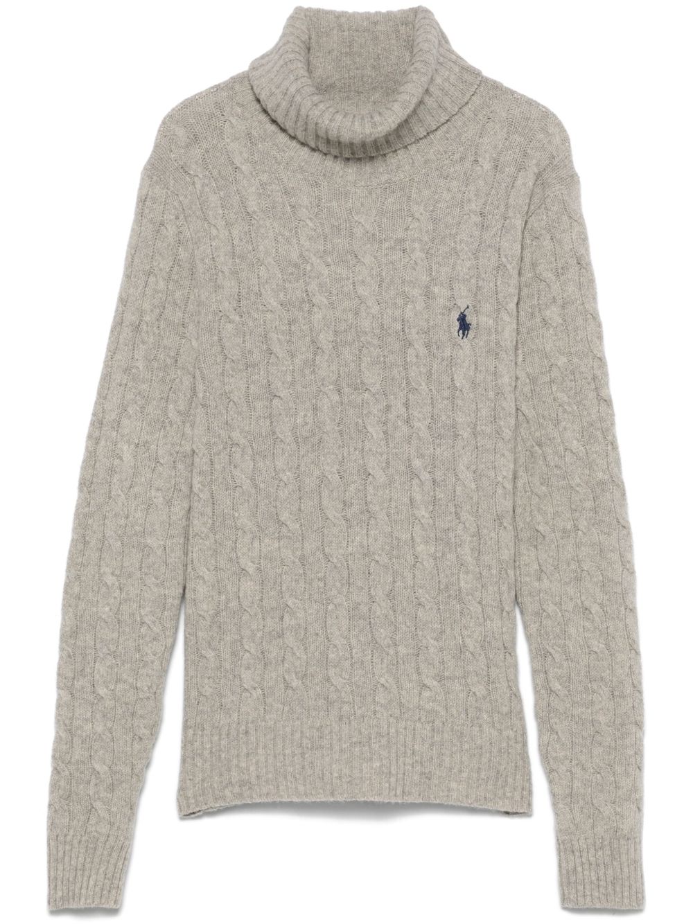 Polo Ralph Lauren 粗绞花针织毛衣 - 灰色