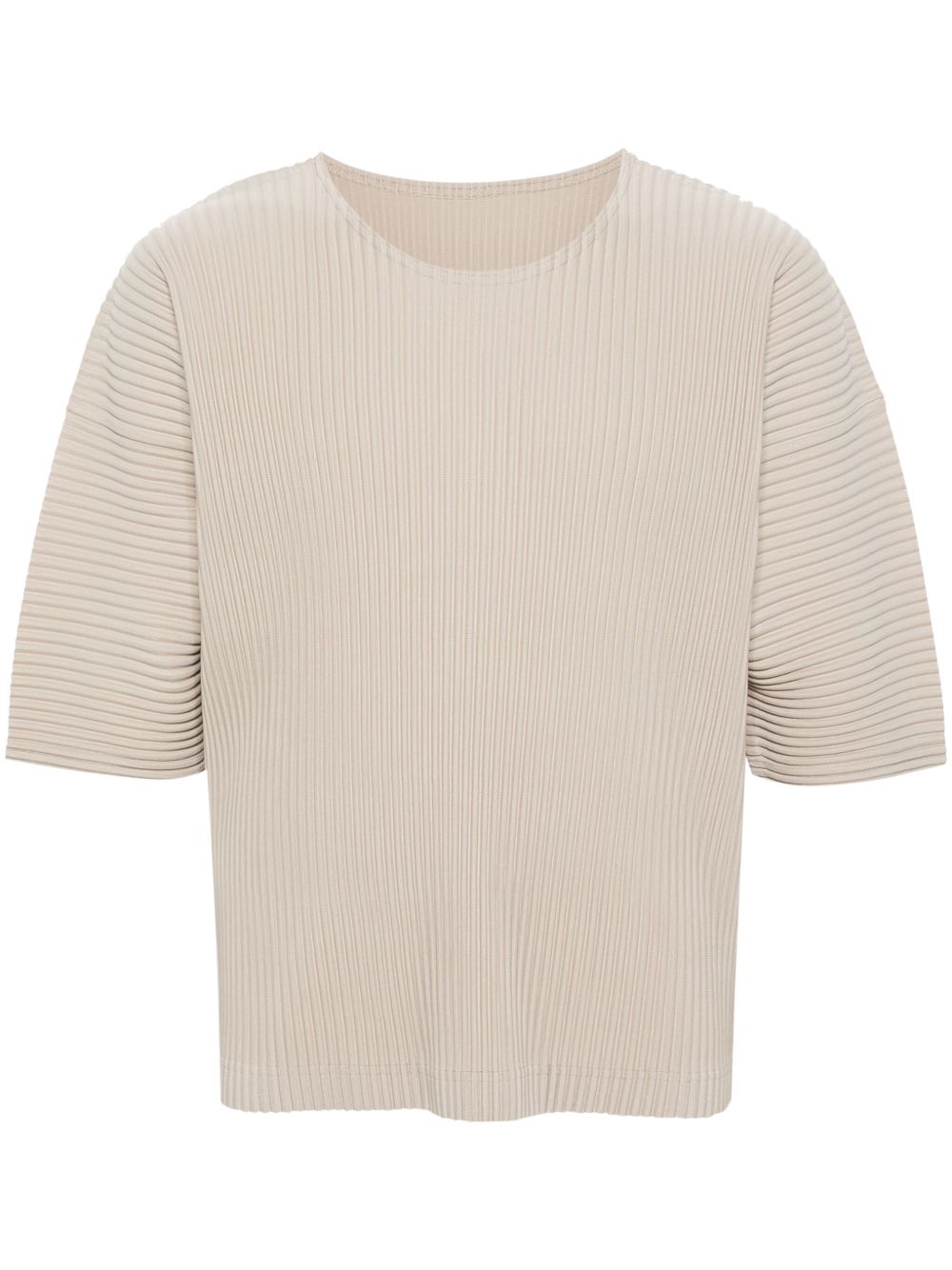 Homme Plissé Issey Miyake MC March 百褶T恤 - 中性色