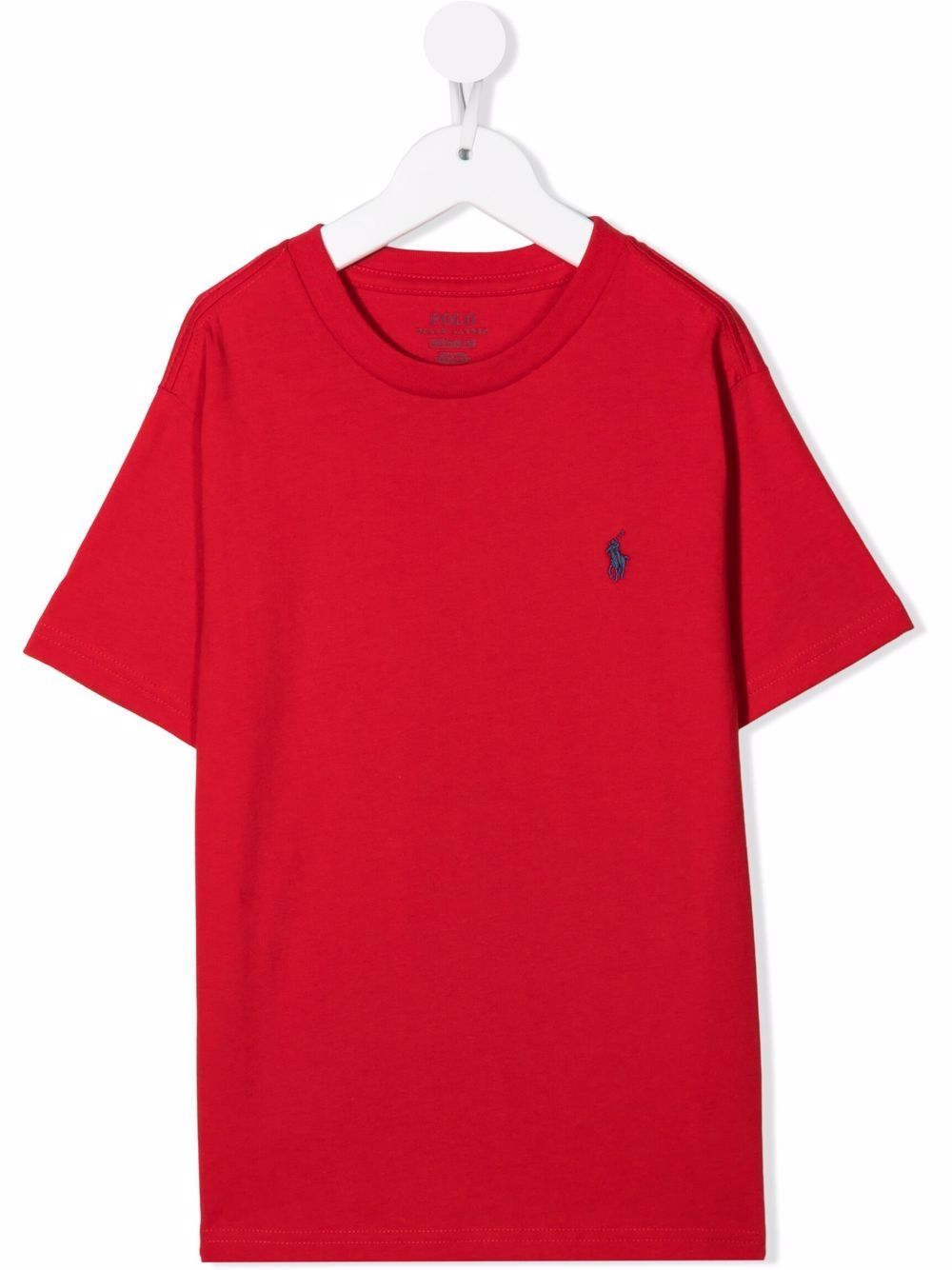 POLO RALPH LAUREN KIDS logo刺绣T恤 - 红色