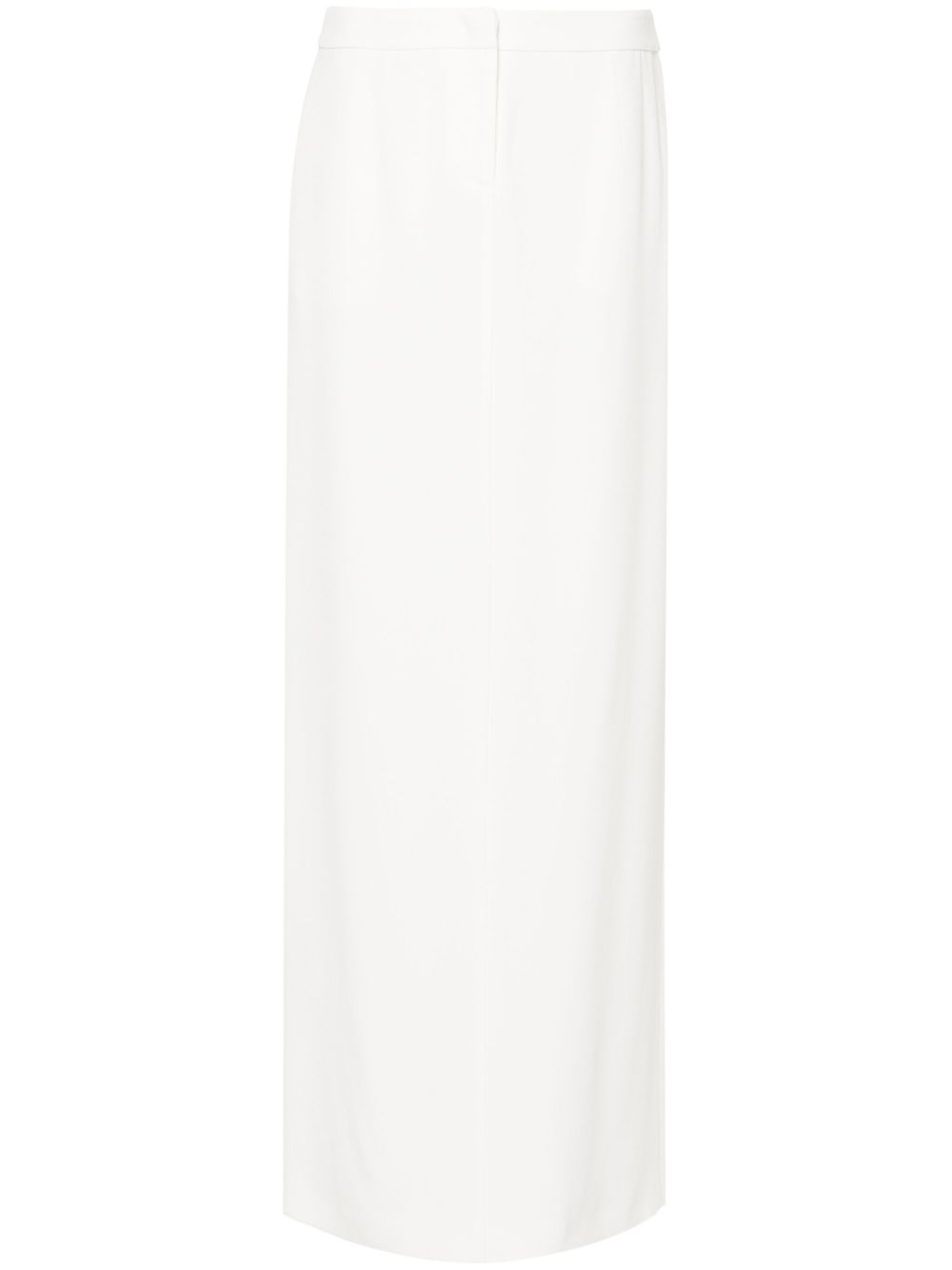 Alberta Ferretti 省道细节高腰半身裙 - 白色