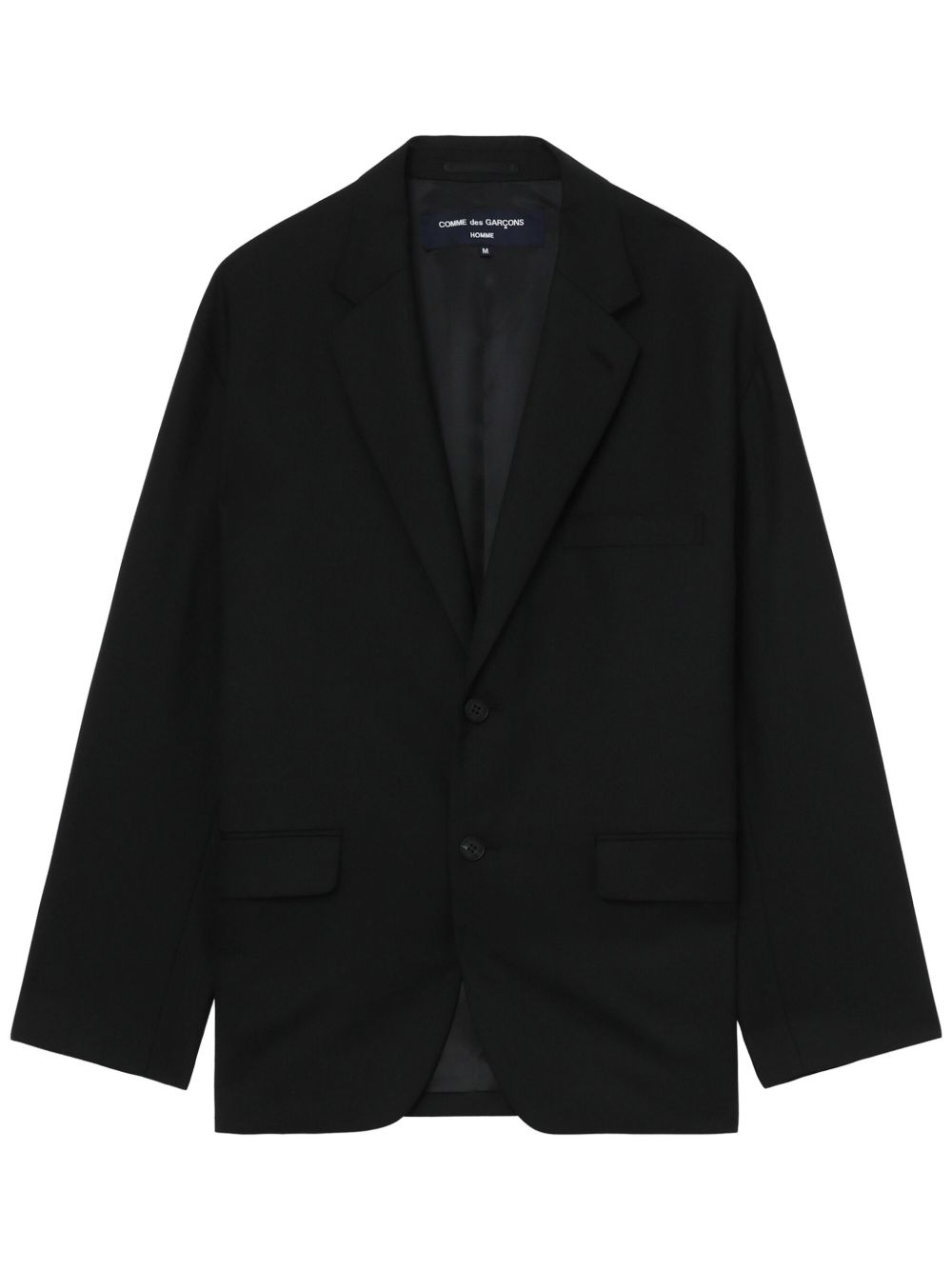 Comme des Garçons Homme 羊毛西装夹克 - 黑色