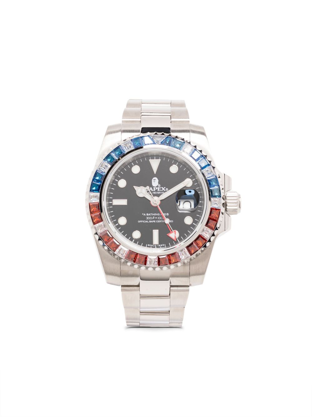 A BATHING APE® Type 2 BAPEX Crystal Stone 55毫米腕表 - 蓝色