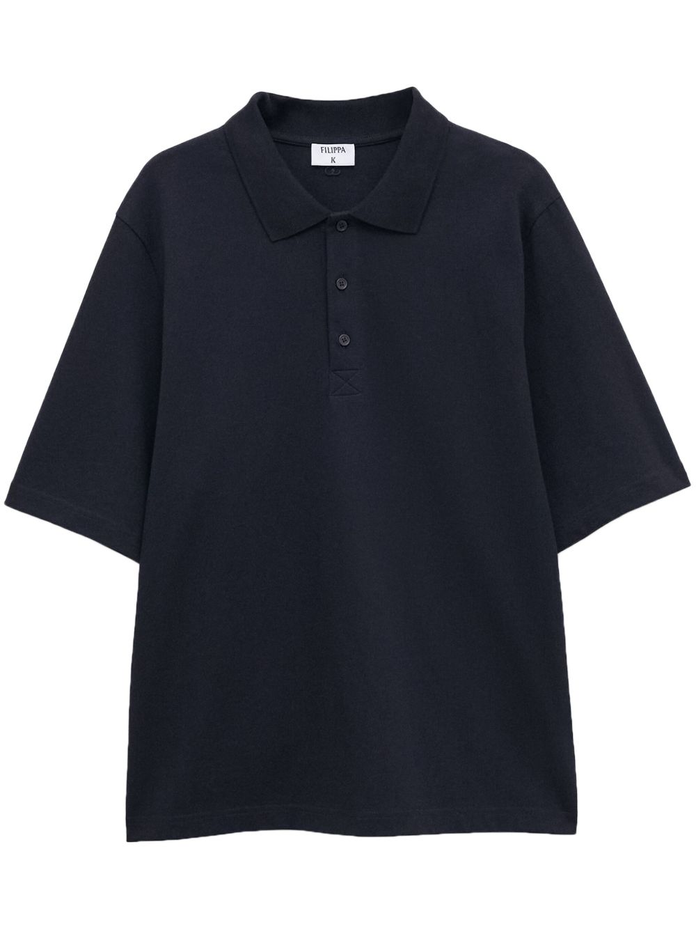 Filippa K Boxy polo衫 - 黑色