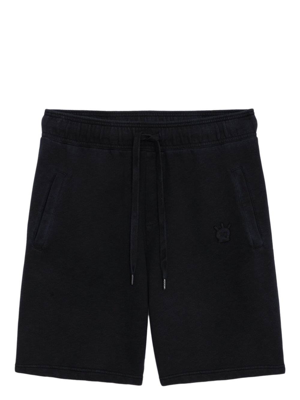 Zadig&Voltaire Party Skull 棉短裤 - 黑色