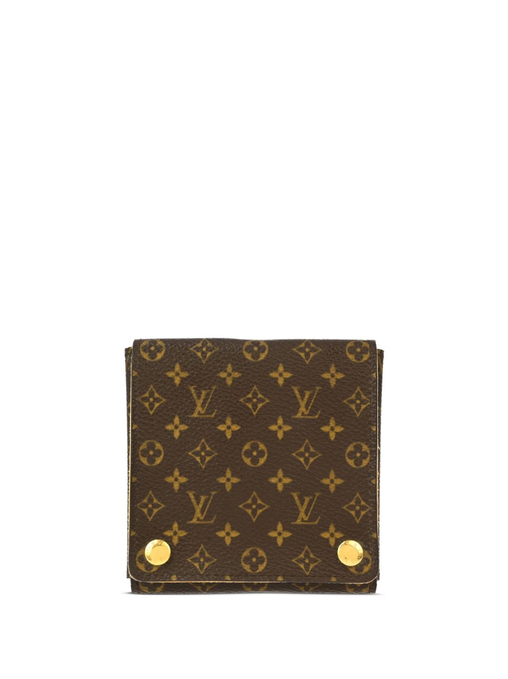 Louis Vuitton Pre-Owned 经典logo珠宝盒（2004年典藏款） - 褐色