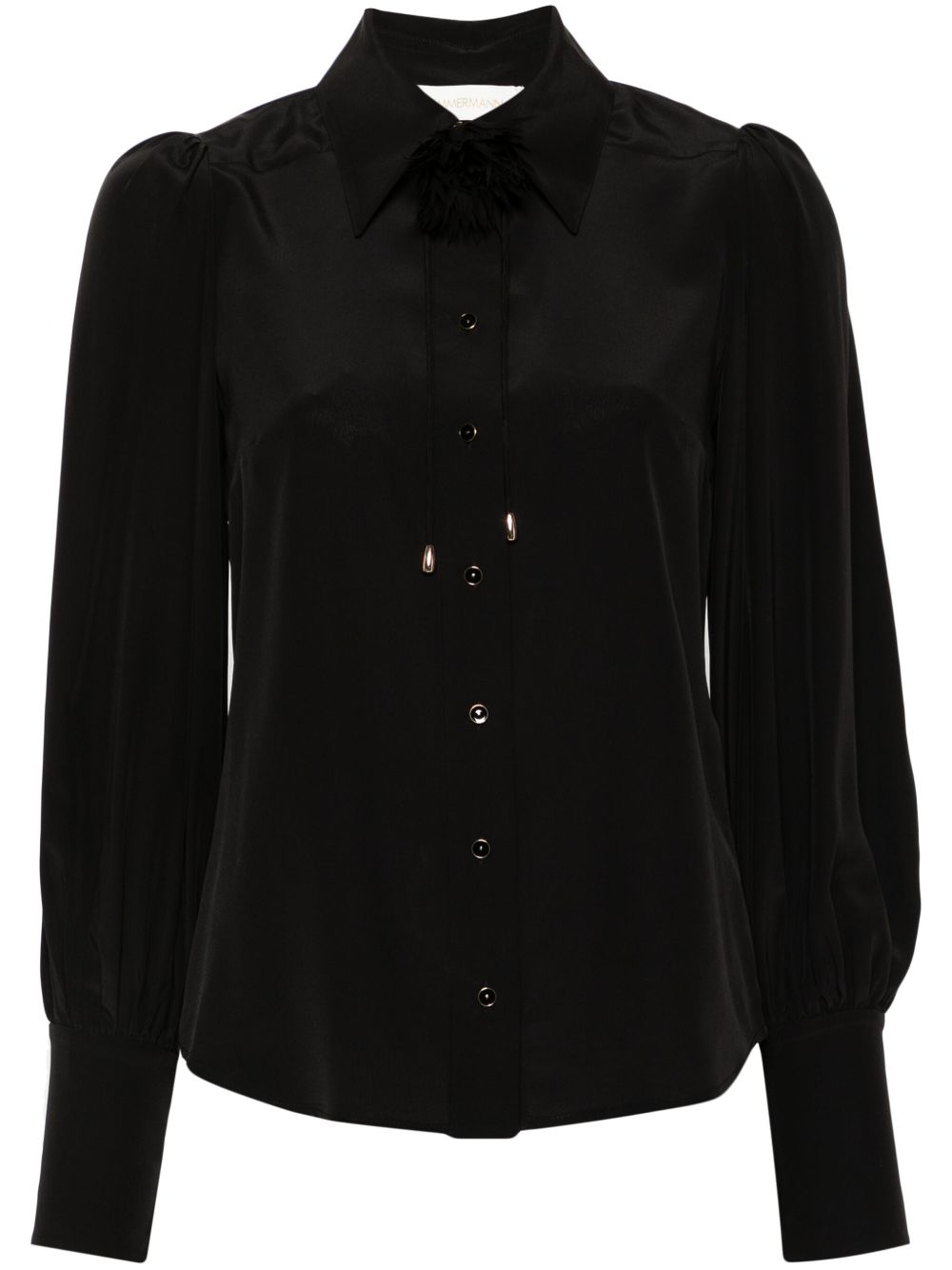 ZIMMERMANN Blouson 衬衫 - 黑色