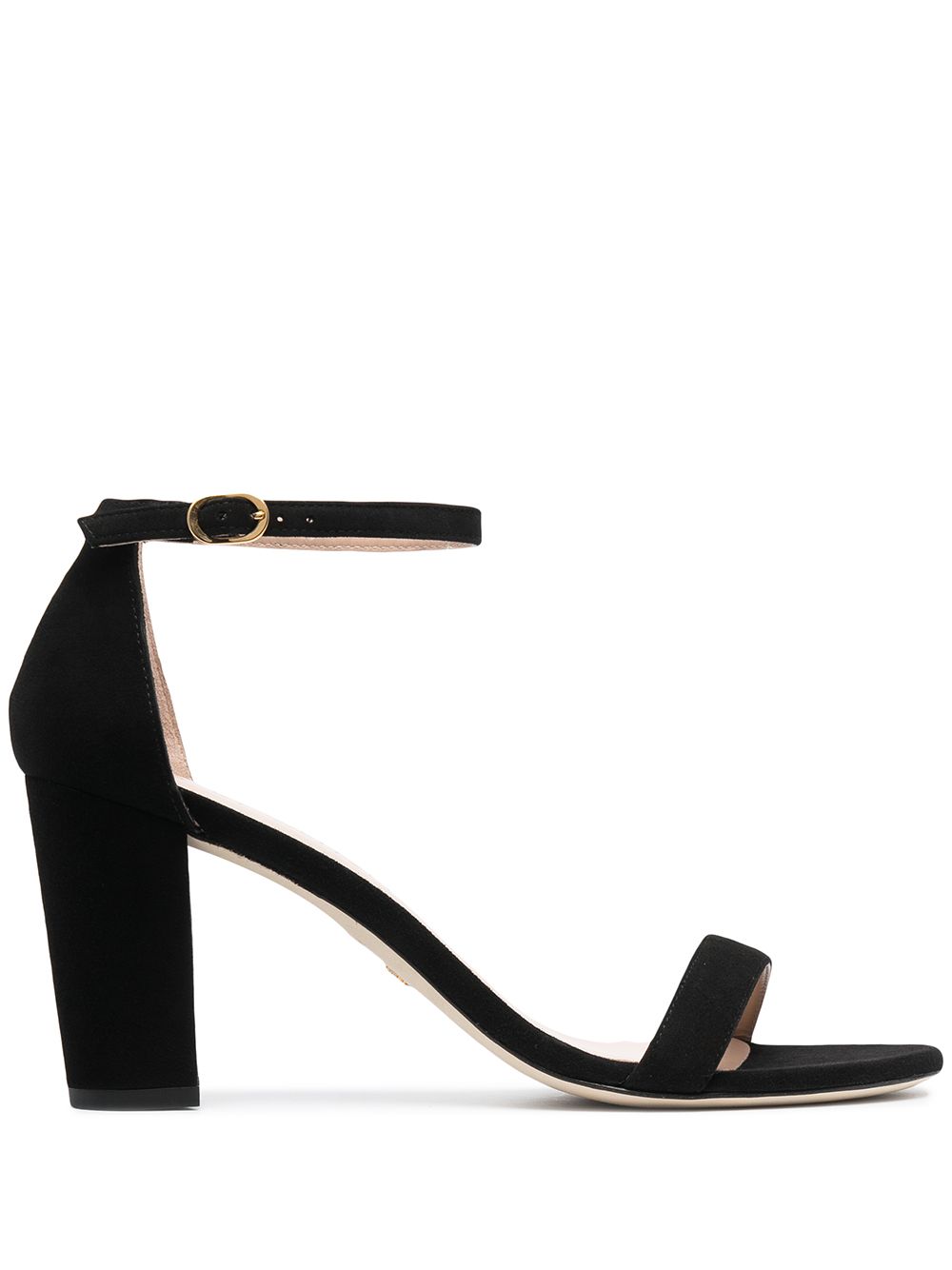 Stuart Weitzman Nearly Nude 中跟凉鞋 - 黑色