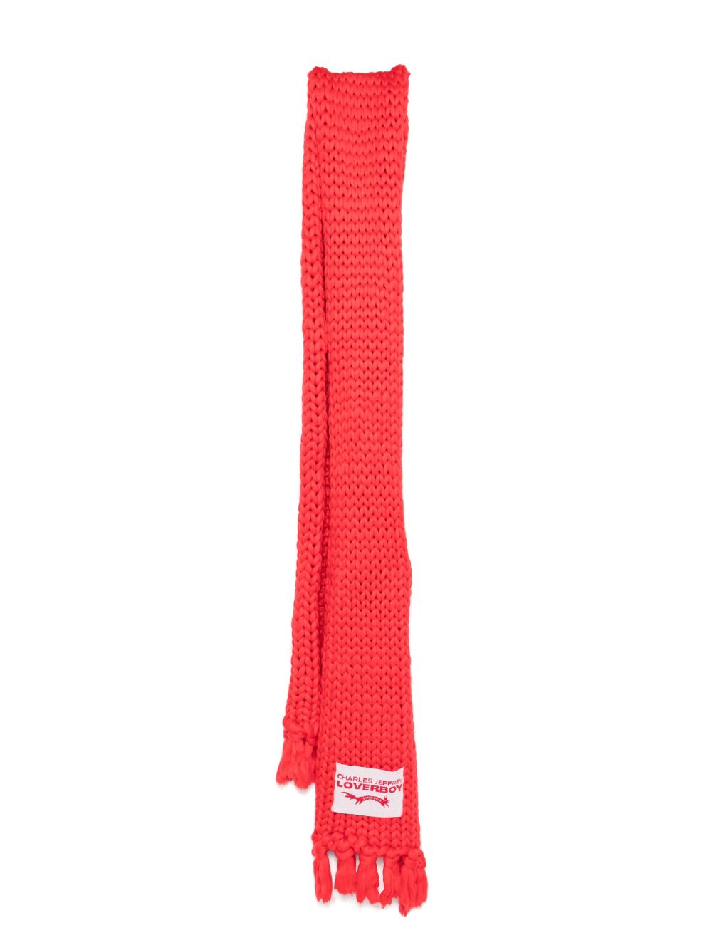 Charles Jeffrey Loverboy Supa Massive 围巾 - 红色