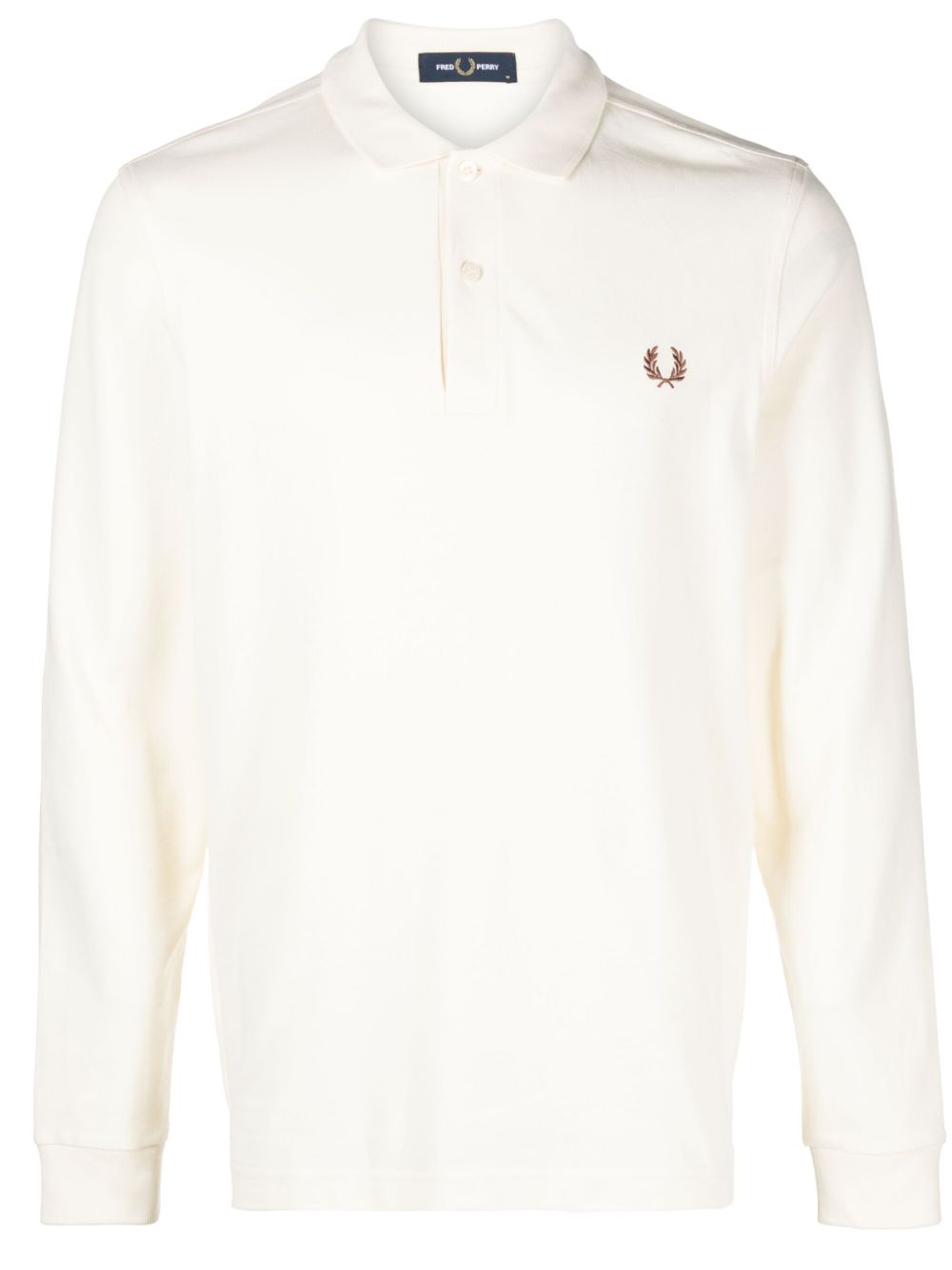 Fred Perry logo刺绣棉polo衫 - 中性色