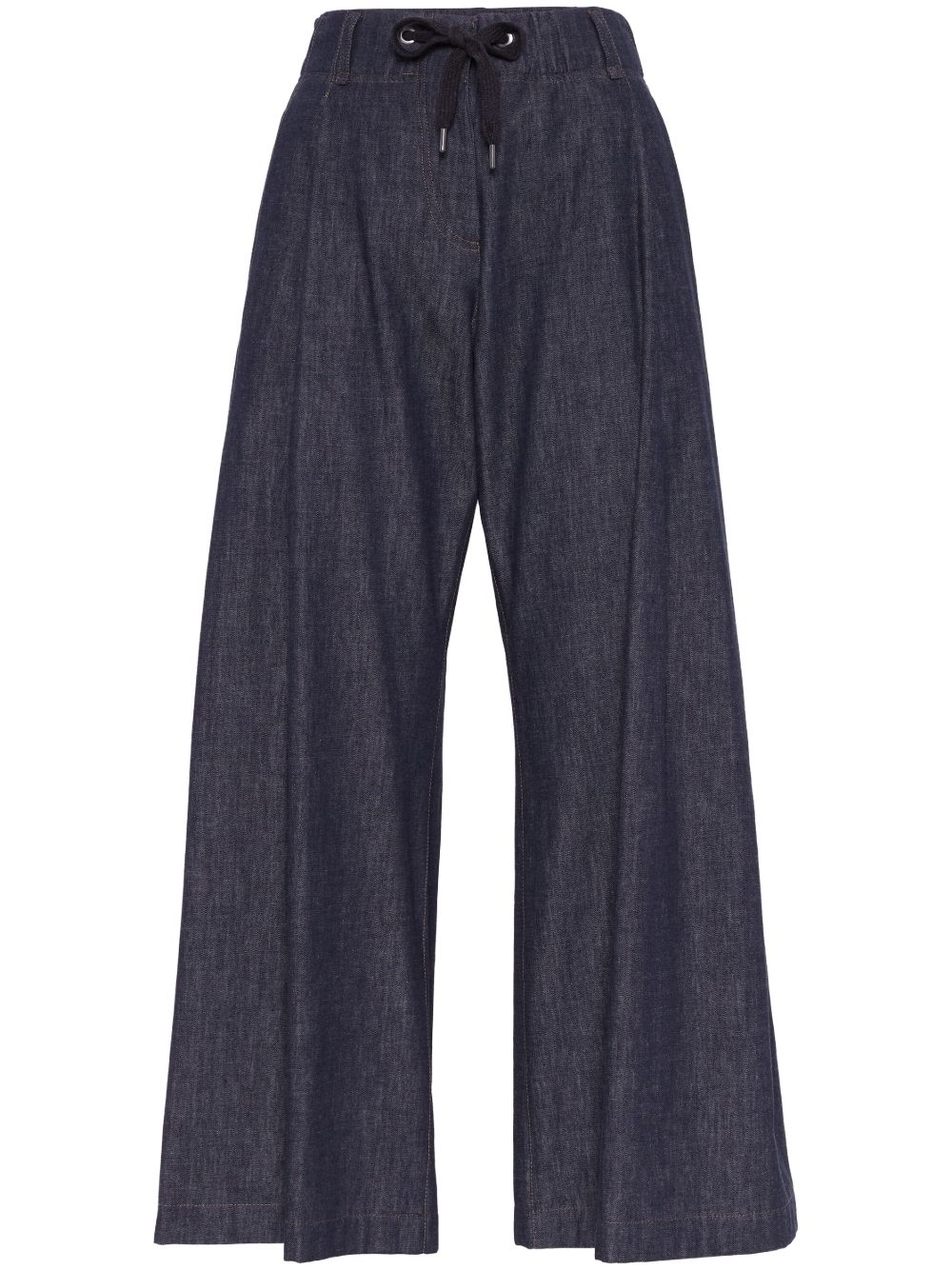 Brunello Cucinelli Woman 运动牛仔裤 - 蓝色
