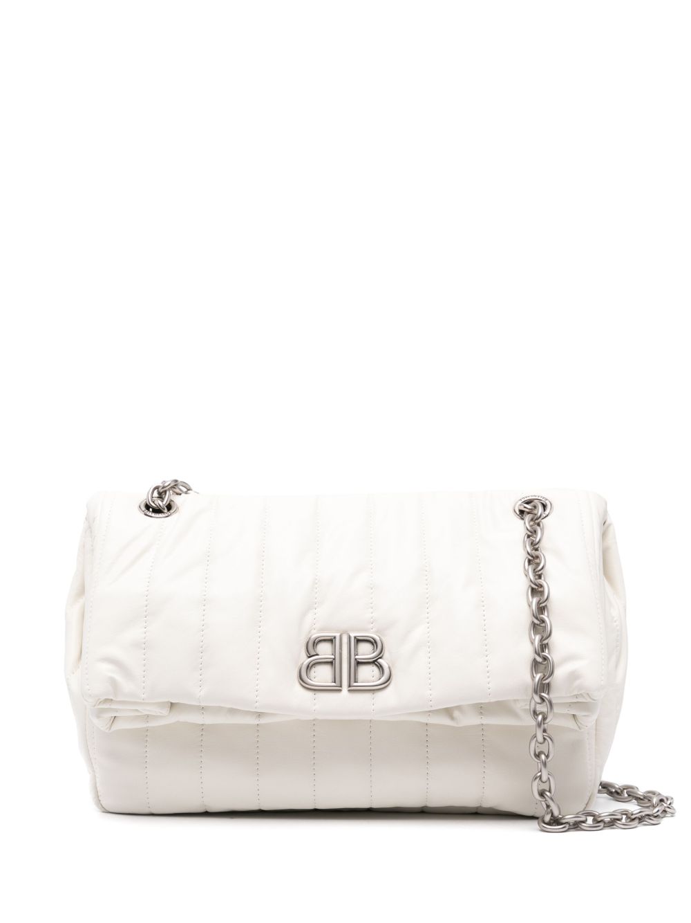 Balenciaga Monaco 小号单肩包 - 白色