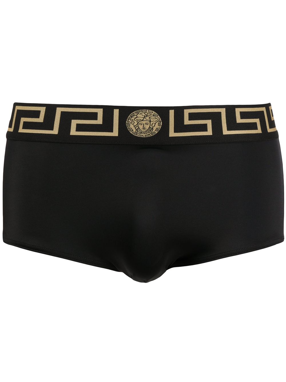Versace Greca Border 泳裤 - 黑色