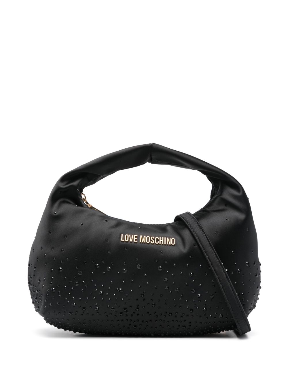 Love Moschino logo字母托特包 - 黑色