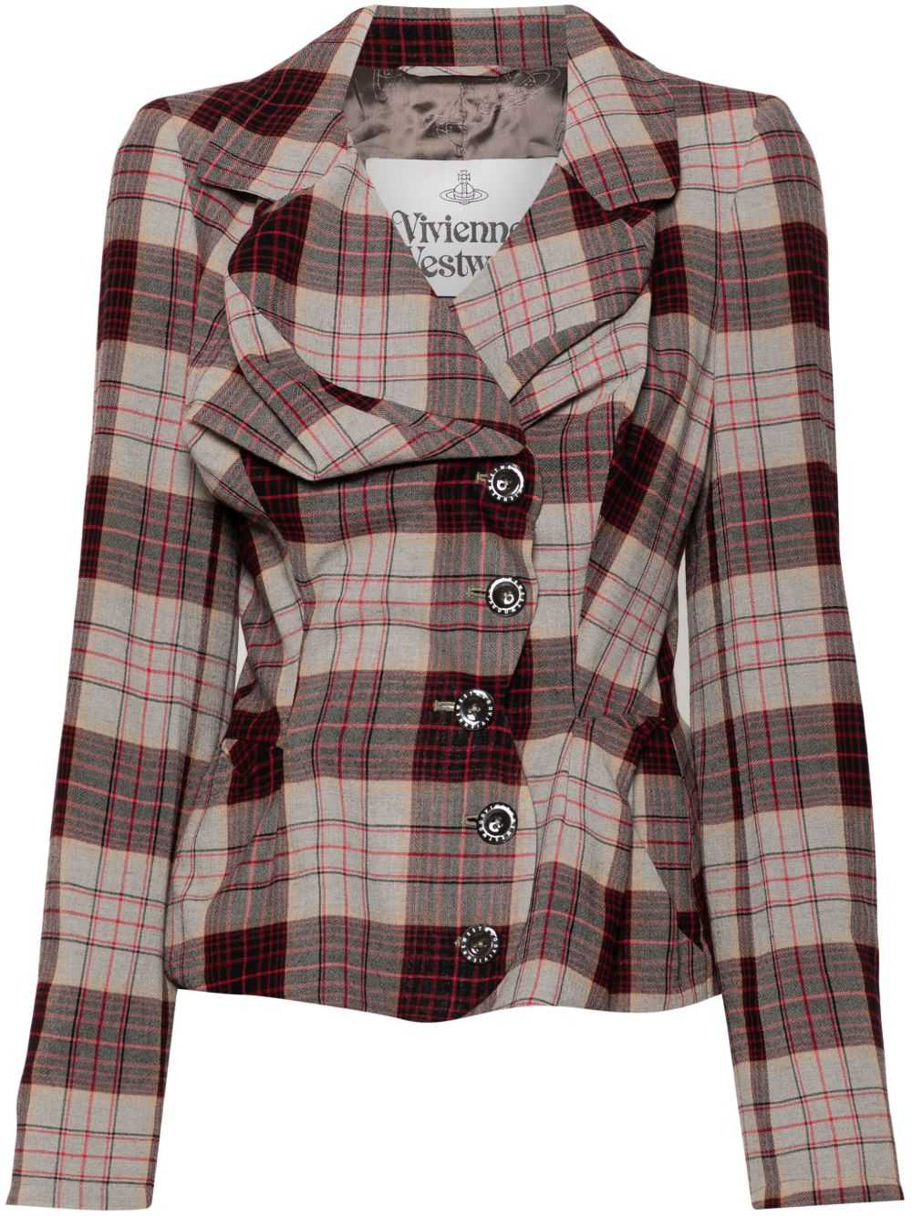 Vivienne Westwood Drunken 西装夹克 - 红色