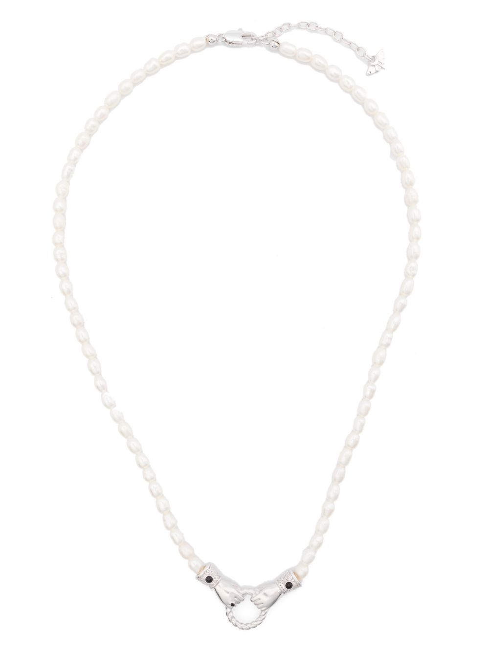 Missoma Harris Reed in Good Hands necklace - 银色