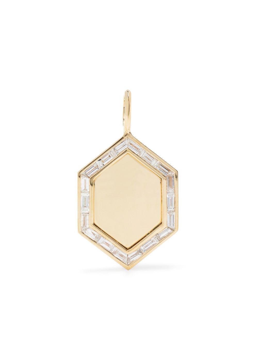 Lizzie Mandler Fine Jewelry 18K黄金钻石吊坠 - 金色