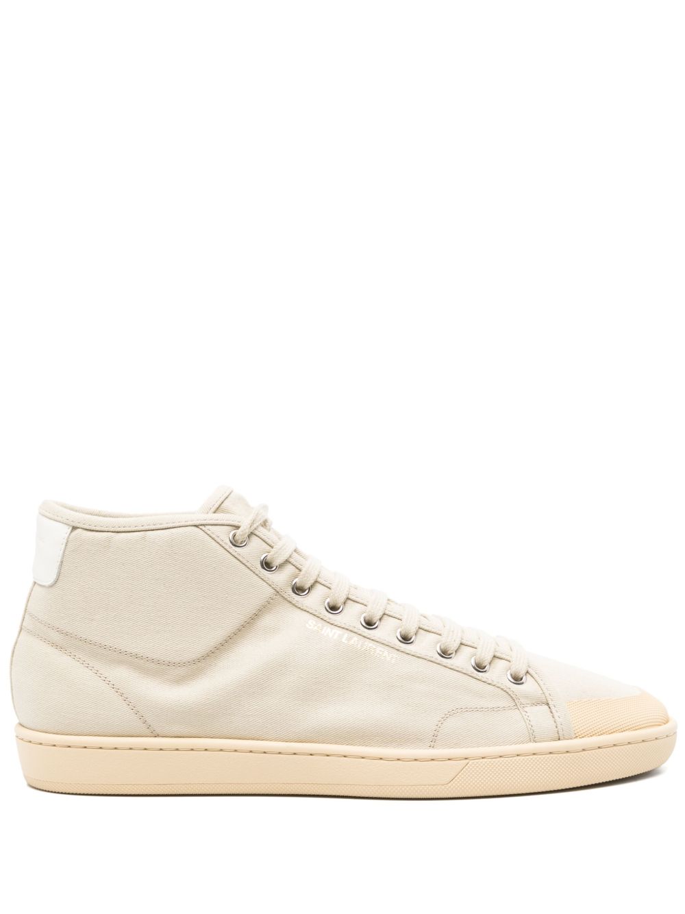 Saint Laurent 帆布中帮运动鞋 - 中性色