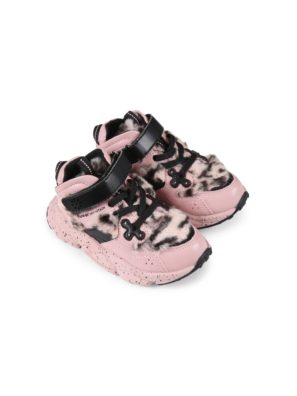 FLOWER MOUNTAIN KIDS Yamano 3 High 运动鞋 - 粉色