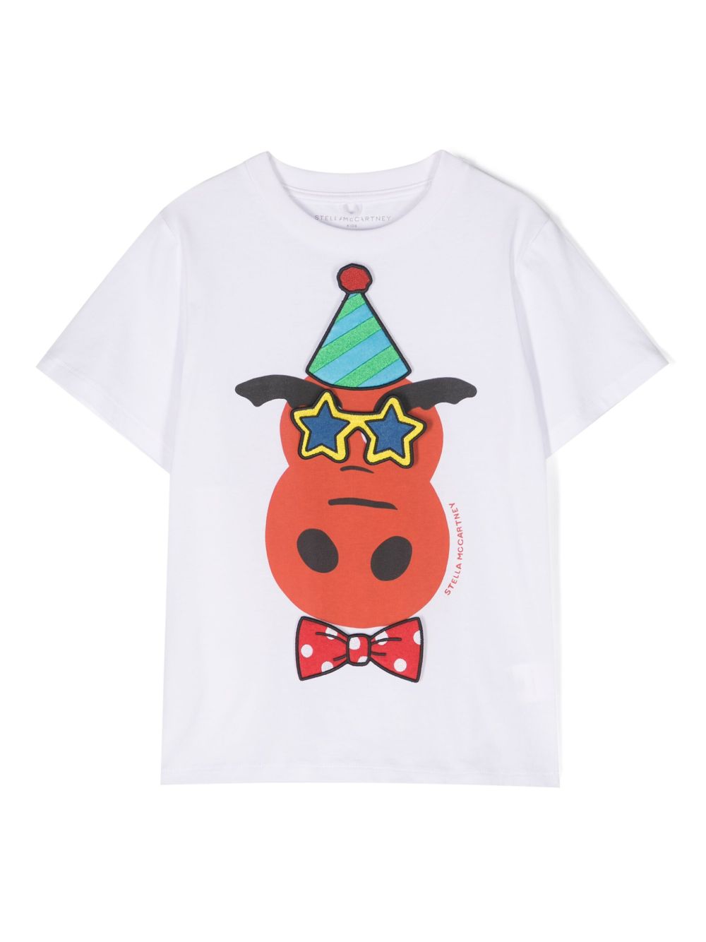 Stella McCartney Kids Year Of The Dragon 棉T恤 - 白色