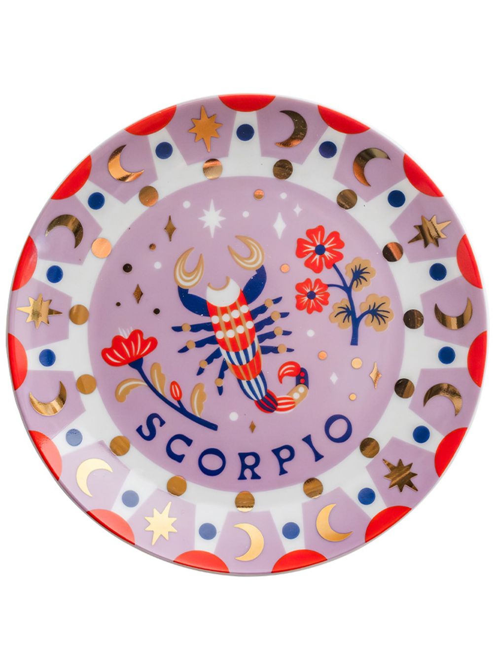 Bitossi Home Scorpio 餐盘（16.5厘米） - 红色