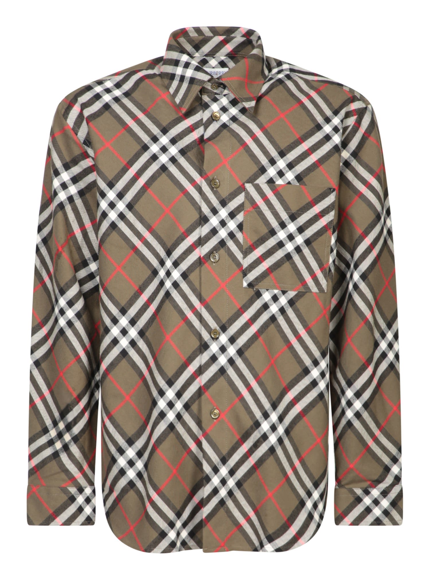 Burberry 刺绣牛津衬衫