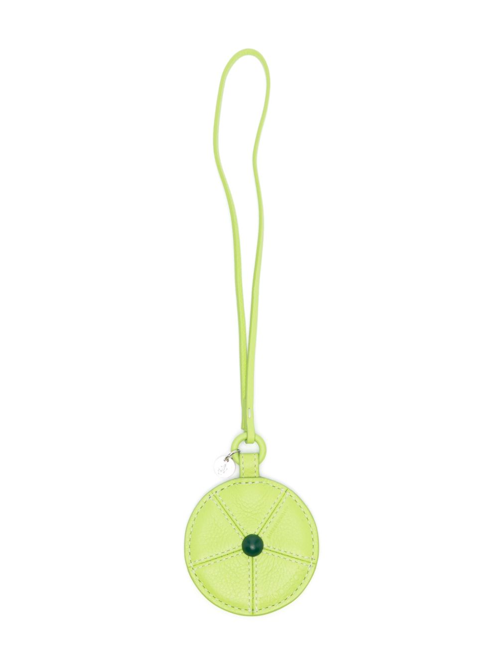 JW Anderson Lime 皮质钥匙扣 - 绿色
