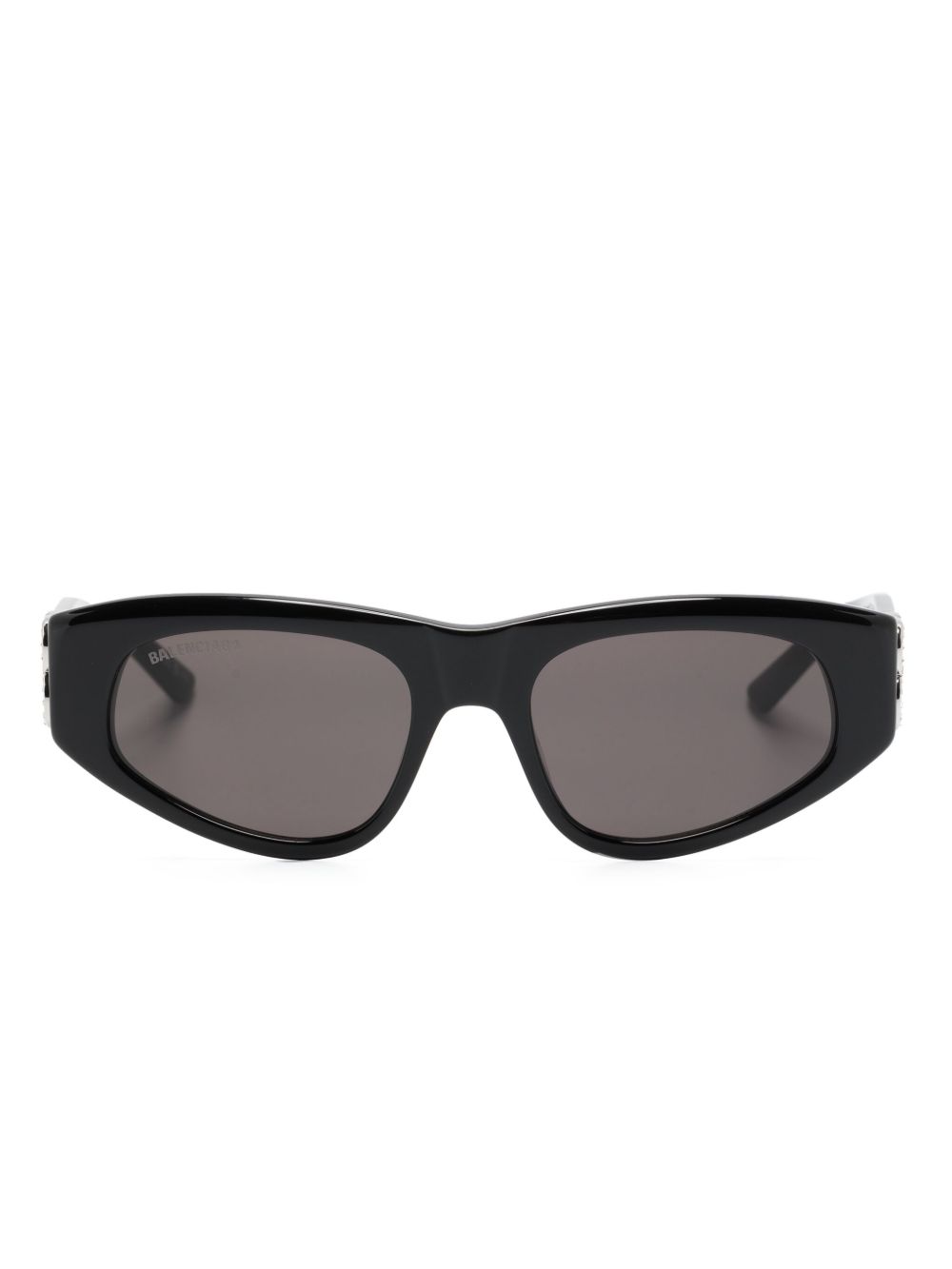 Balenciaga Eyewear 猫眼框太阳眼镜 - 黑色