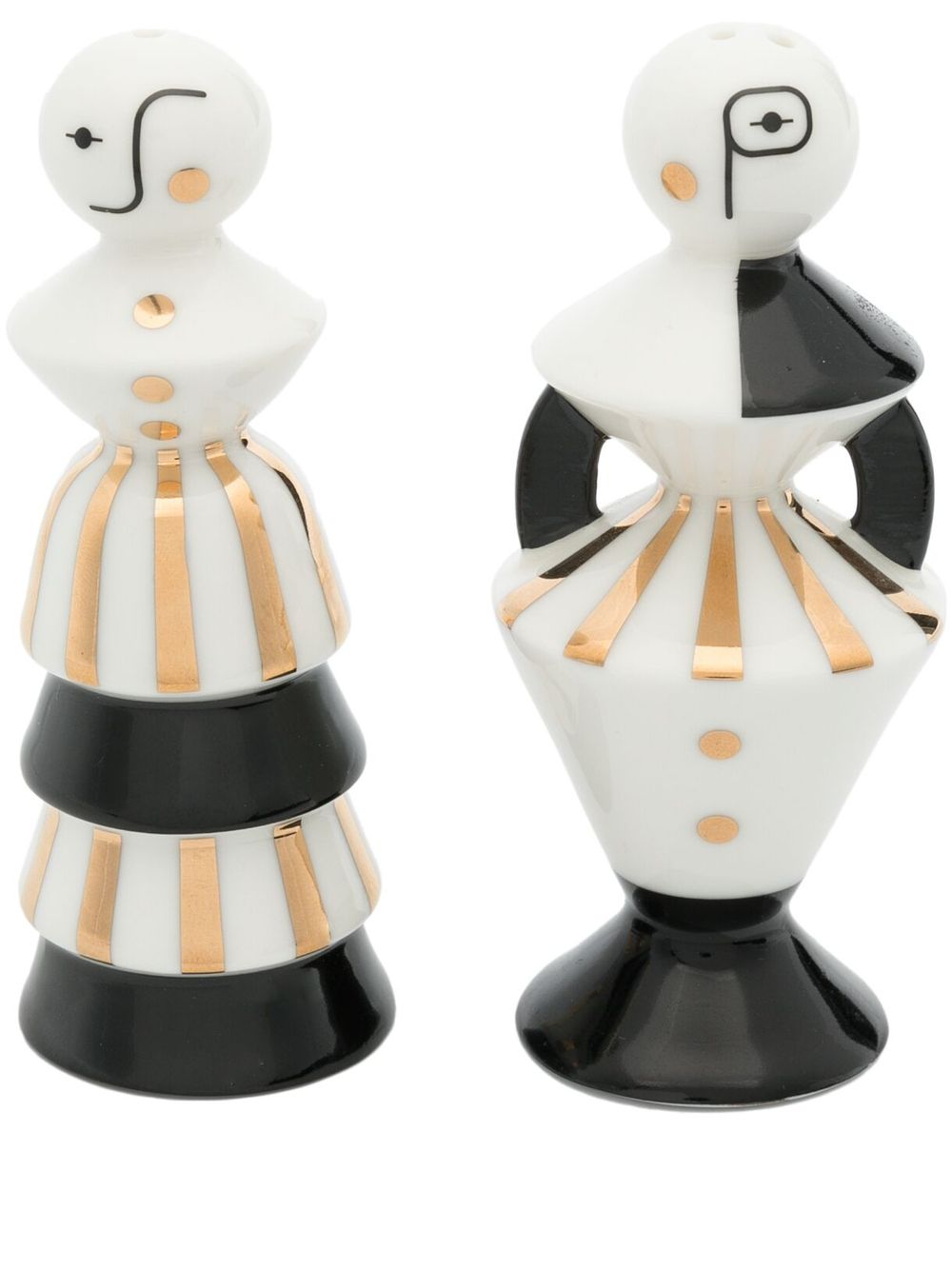 Jonathan Adler 盐与胡椒粉罐 - 白色