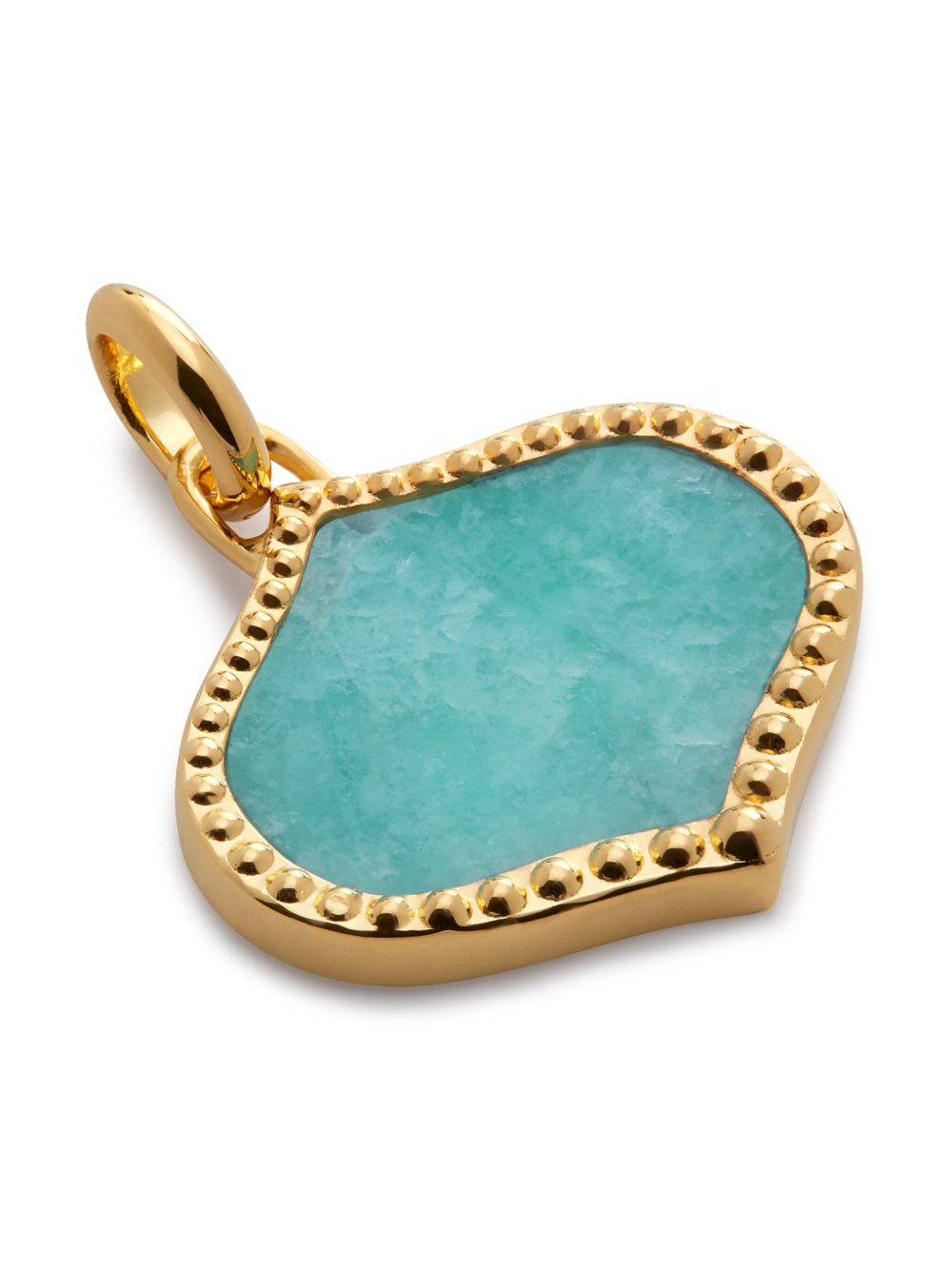 Monica Vinader Lotus Amazonite 吊饰 - 金色
