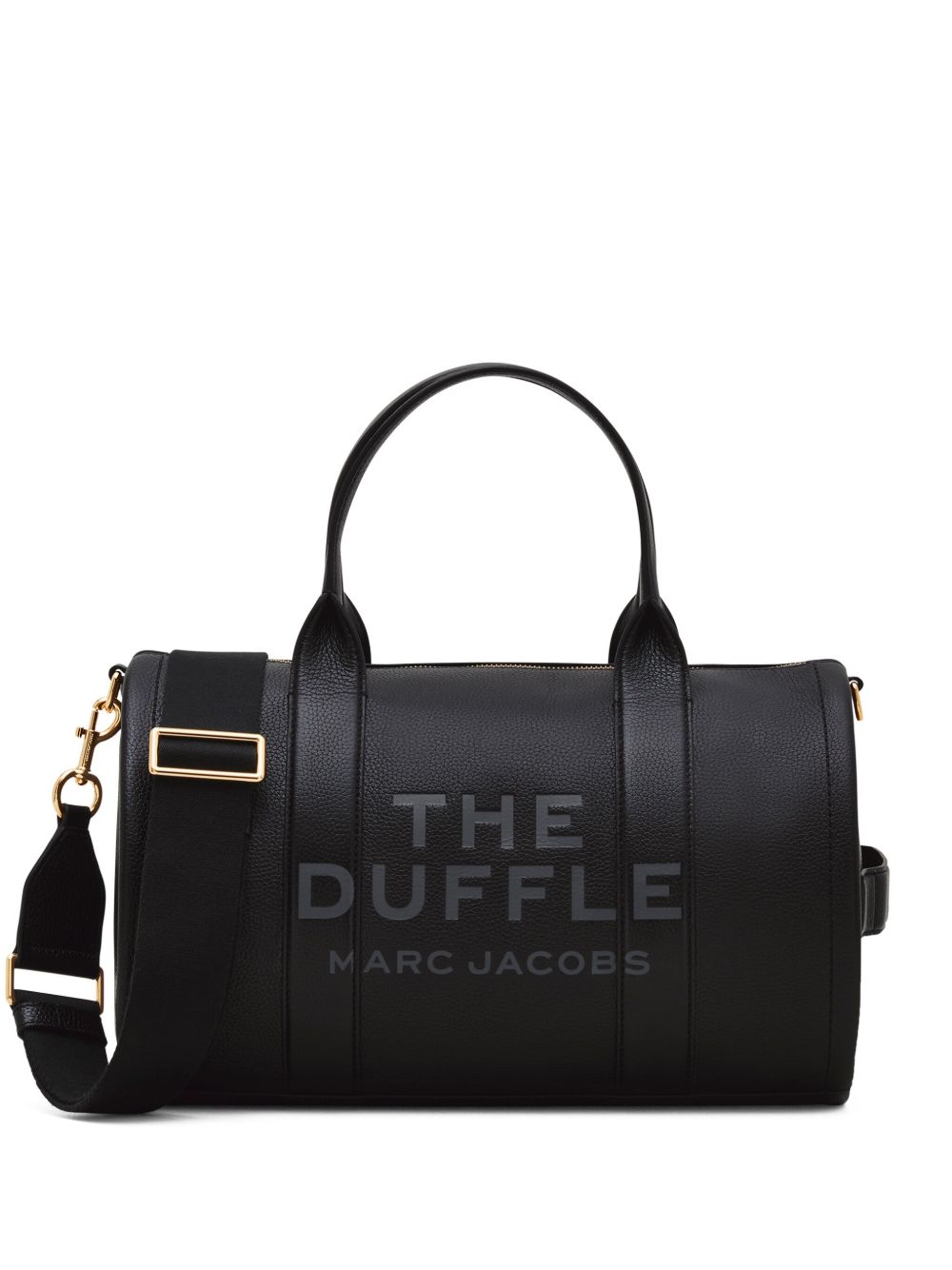 Marc Jacobs The Large Duffle 皮质手提旅行袋 - 黑色