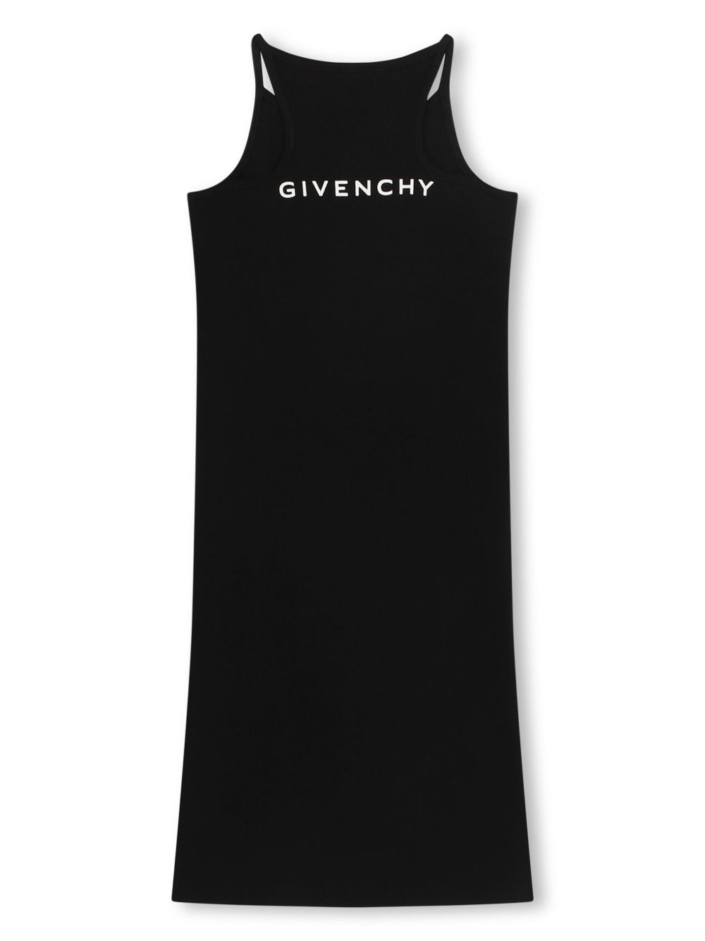 Givenchy Kids 4G 标牌棉连衣裙 - 黑色