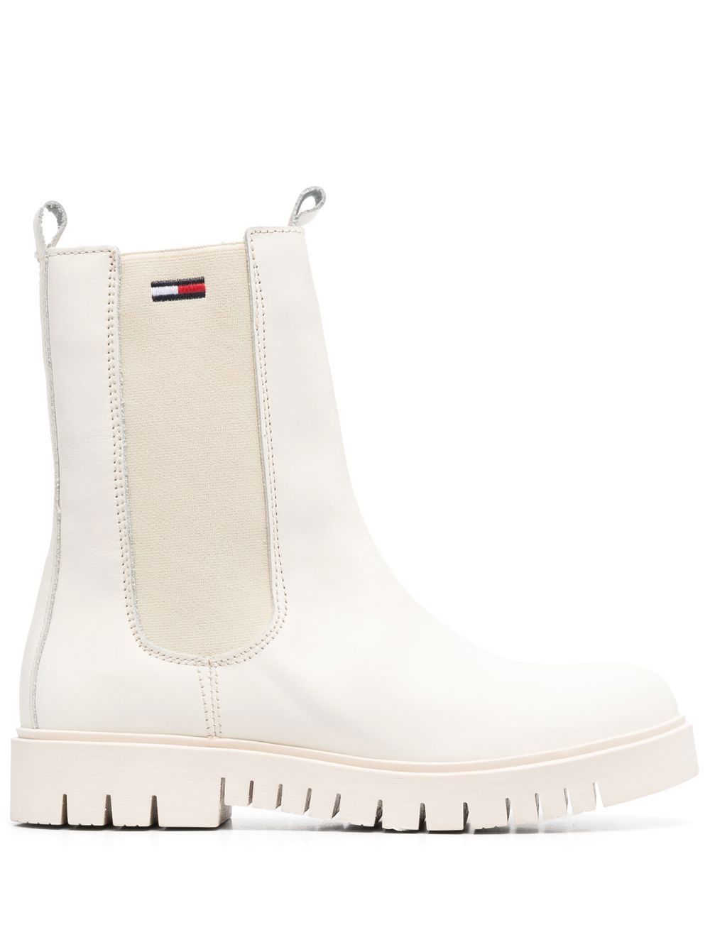Tommy Jeans 皮质切尔西靴 - 中性色