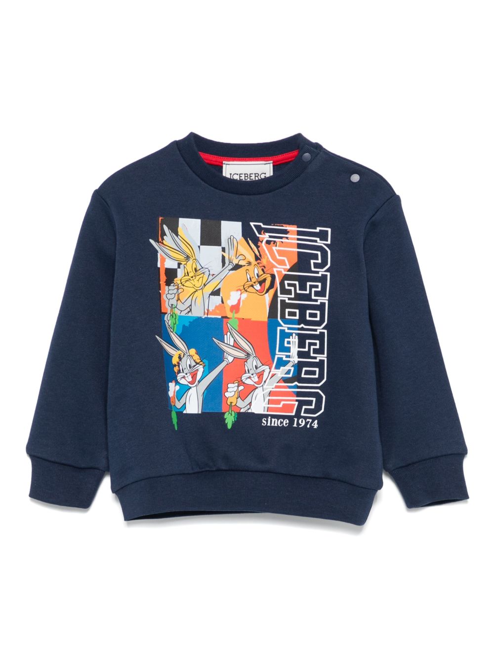 Iceberg Kids Bugs Bunny 卫衣 - 蓝色