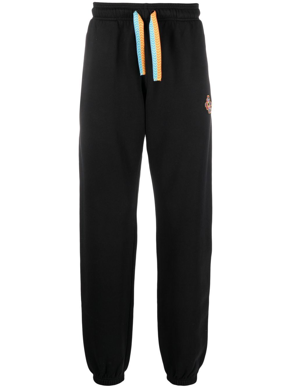 Marcelo Burlon County of Milan logo刺绣运动裤 - 黑色