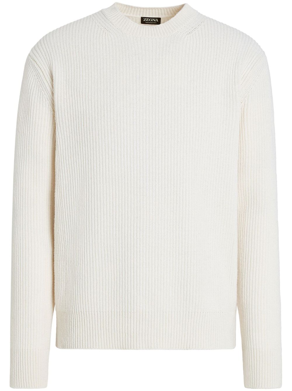 Zegna Oasi 羊绒混色效果毛衣 - 白色