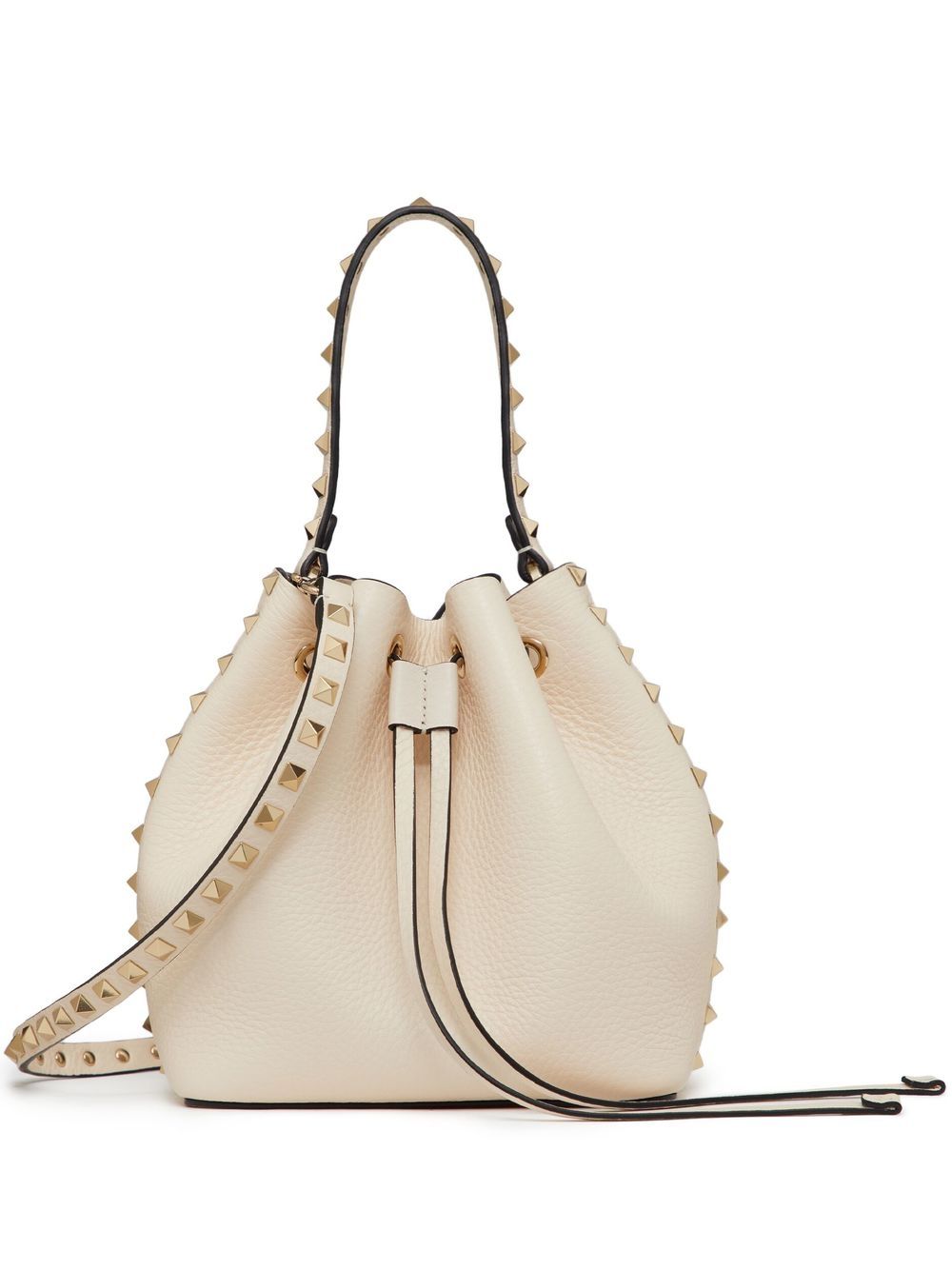 Valentino Garavani Rockstud 缀饰单肩包 - 中性色