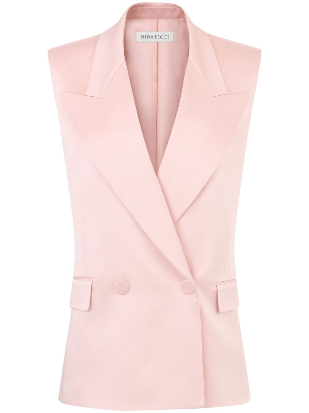 Nina Ricci 双排扣马甲 - 粉色