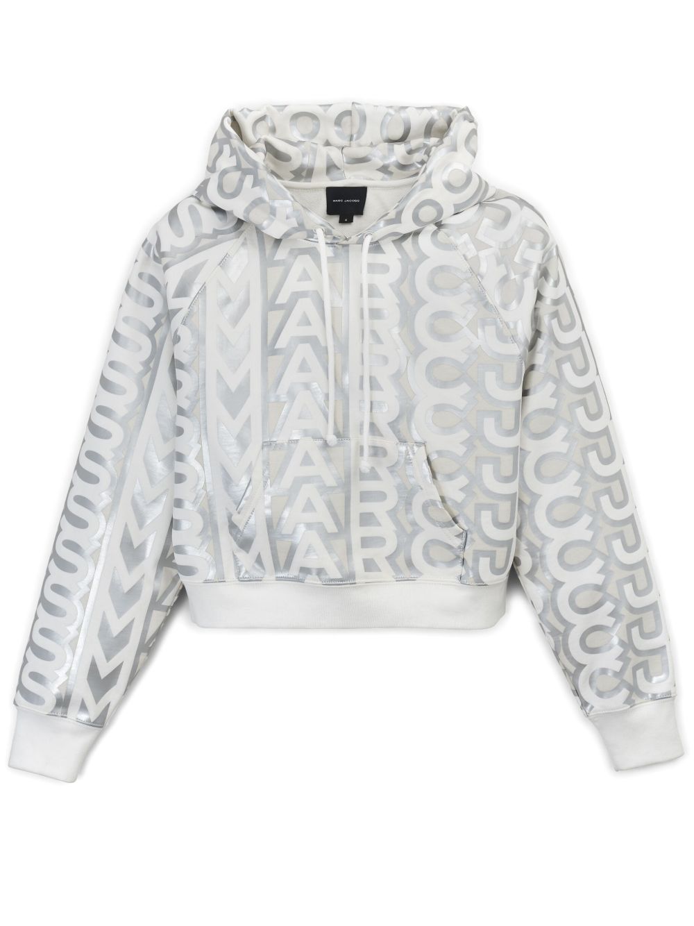 Marc Jacobs Monogram 短款连帽衫 - 白色