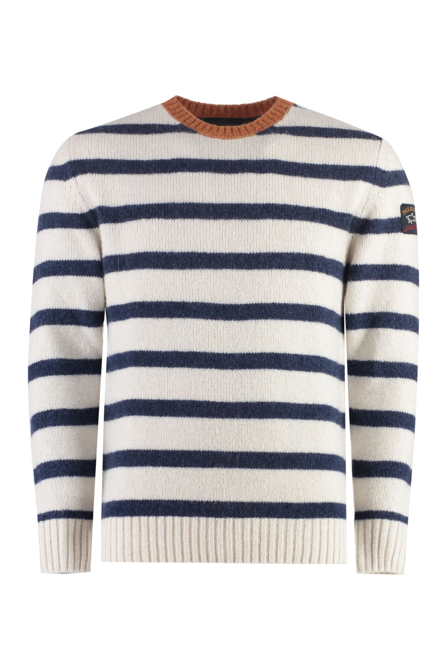 Paul & Shark Wool-blend Crew-neck Sweater