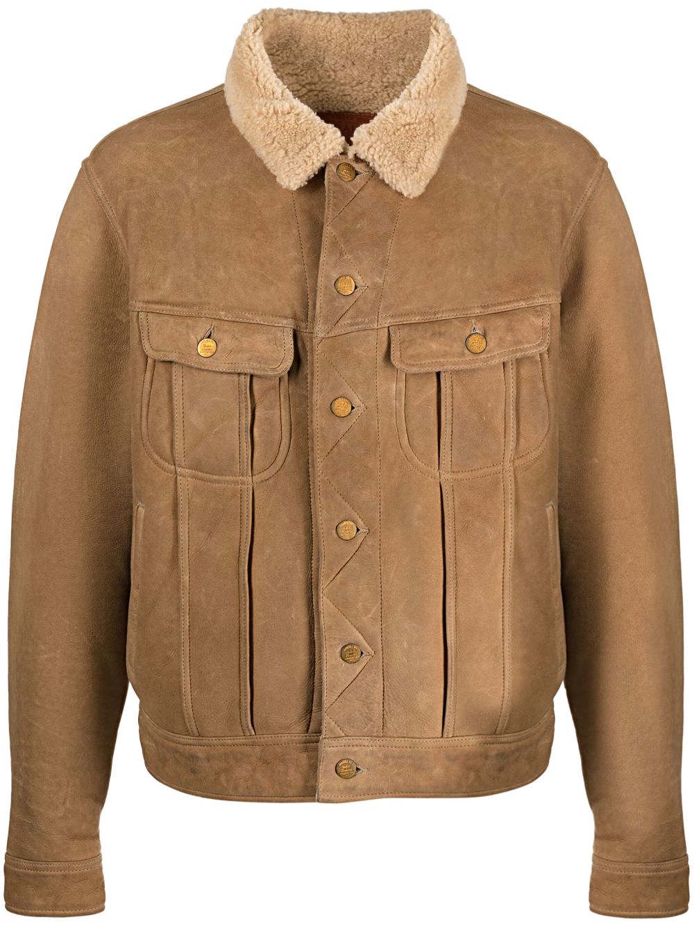 Ralph Lauren RRL Roarke 皮毛一体夹克 - 中性色