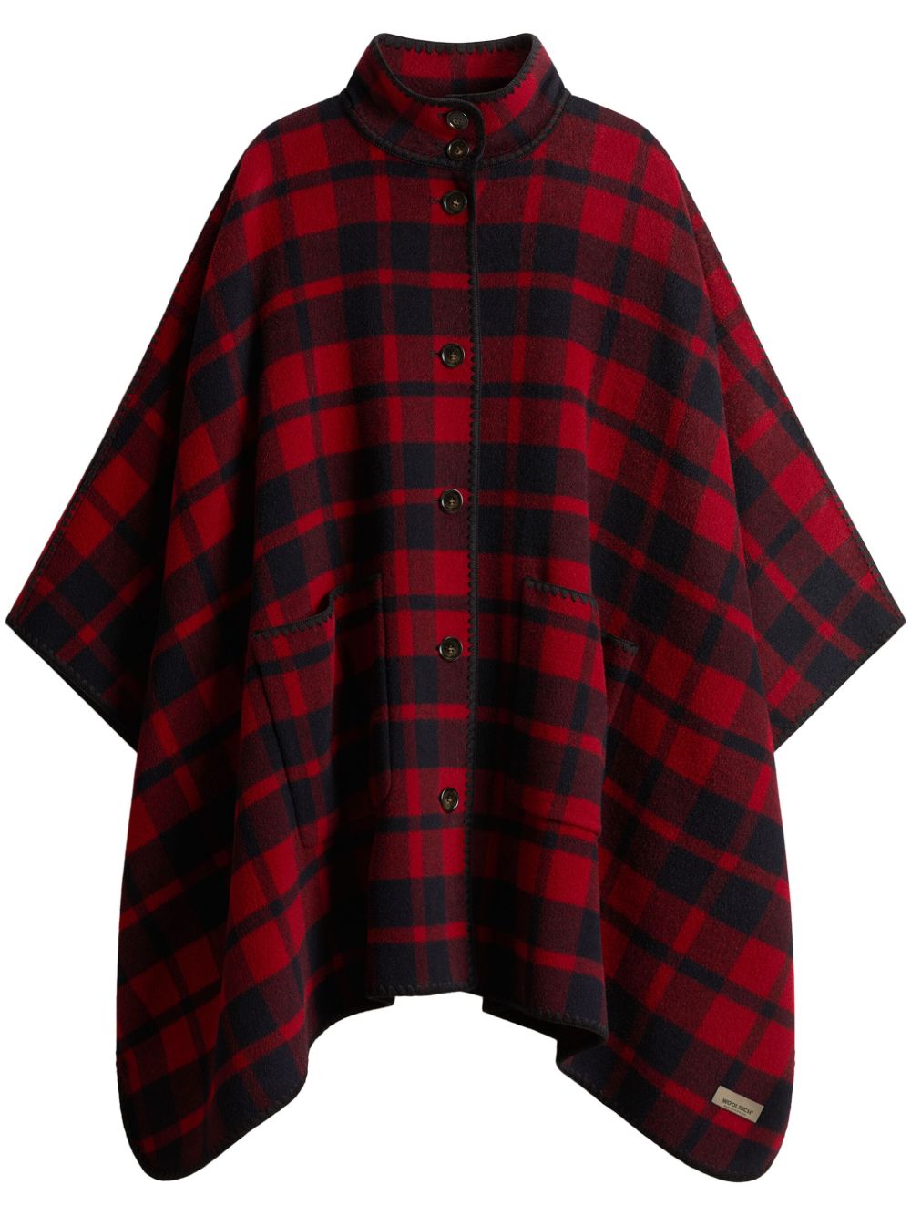 Woolrich Blanket 斗篷 - 红色