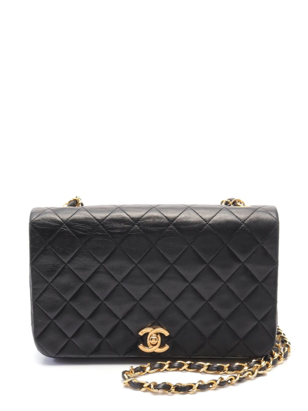 CHANEL Pre-Owned Full Flap 单肩包（2000年典藏款） - 黑色
