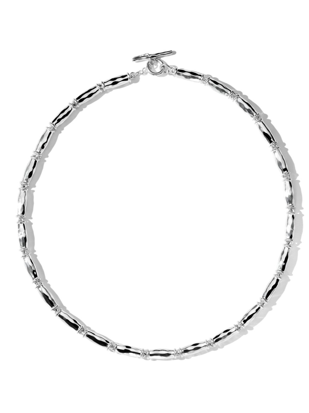 IPPOLITA Classico 纯银纹理串珠项链 - 银色